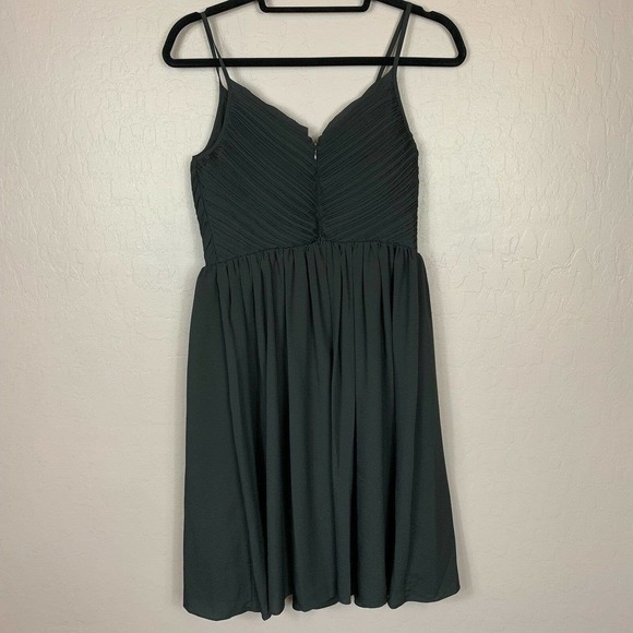 NWT Banana Republic Fit & Flare Dress Black Size 4P - Picture 5 of 8